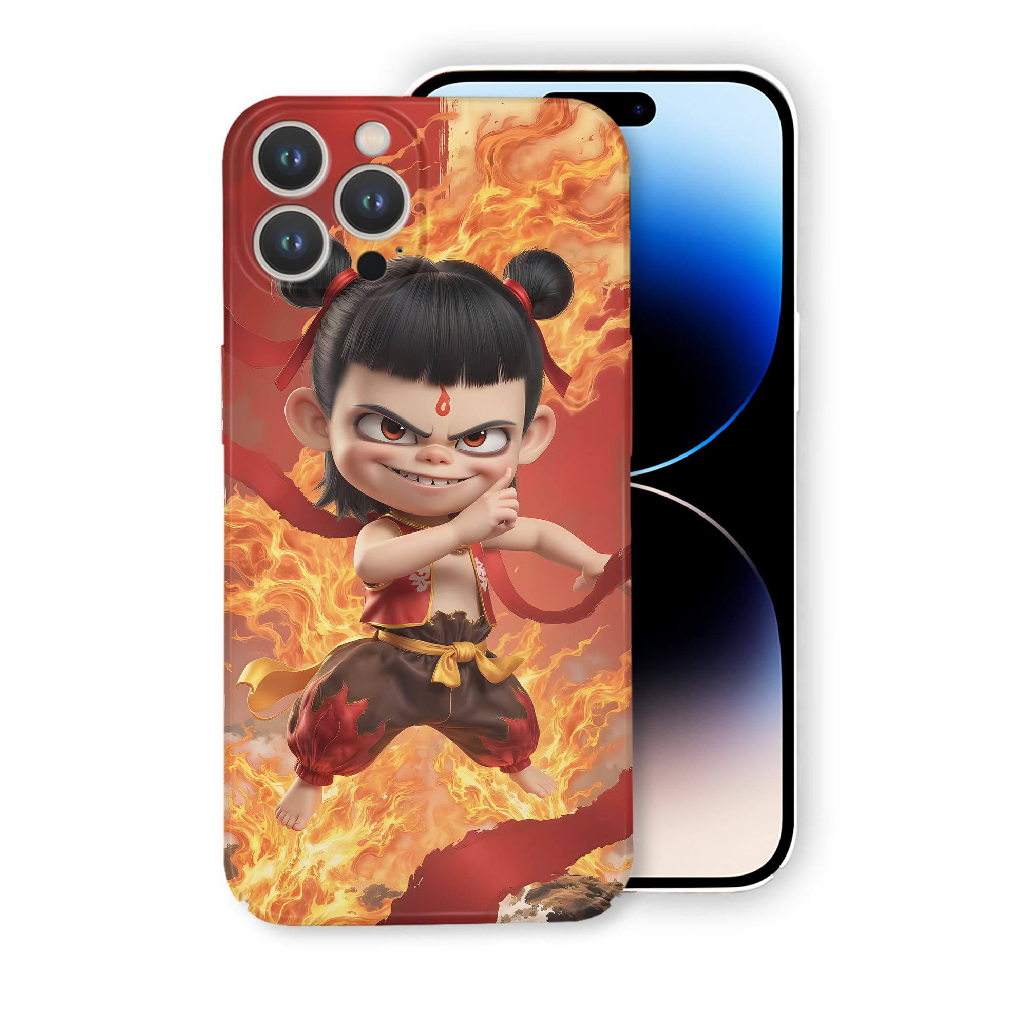 （画像用） Ne Zha 2 ナタ 魔童の大暴れ 【iPhone 14シリーズ対応】ハードケース